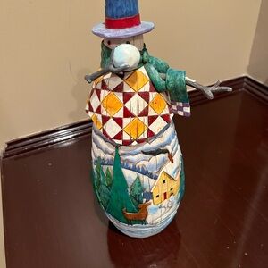 2003 Jim Shore Heartwood Creek winters Mischief Snowman
